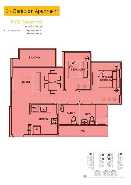 La Fiesta, 64 Sengkang Square, Hougang / Punggol / Sengkang, 2 Bedrooms, 732 sqft, Condominium For Sale, by Eric Yip, 500274798 - 2D - PropertyGuru.com.sg