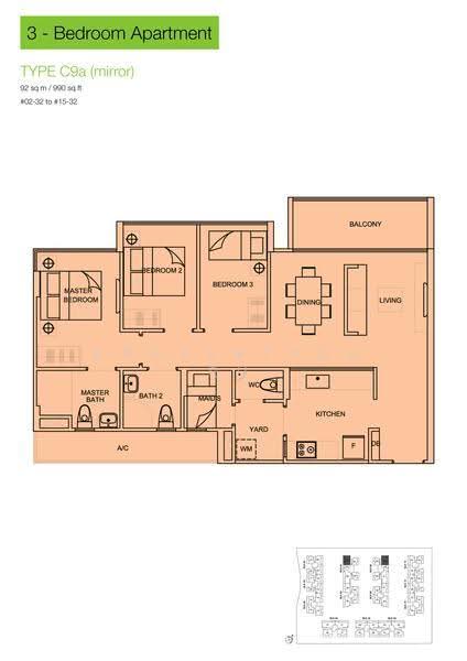 La Fiesta, 58 Sengkang Square, Hougang / Punggol / Sengkang, 3 Bedrooms, 1,001 sqft, Condominium For Rent, by Jayden Ho, 500295939 - 2D - PropertyGuru.com.sg