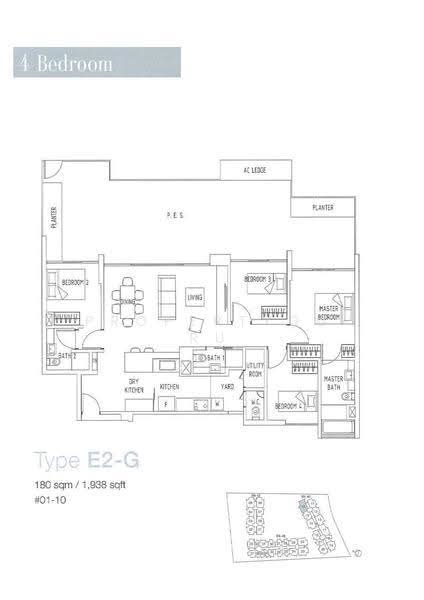 The Lakefront Residences, 46 Lakeside Drive, Boon Lay / Jurong / Tuas, 4 Bedrooms, 1,936 sqft, Condominium For Rent, by Amy Chew, 500020965 - 2D - PropertyGuru.com.sg