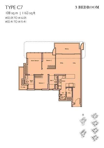 Lakeville, 1 Jurong Lake Link, Boon Lay / Jurong / Tuas, 3 Bedrooms, 1,163 sqft, Condominium For Rent, by Anthea Yeo 杨丽娇, 24811868 - 2D - PropertyGuru.com.sg