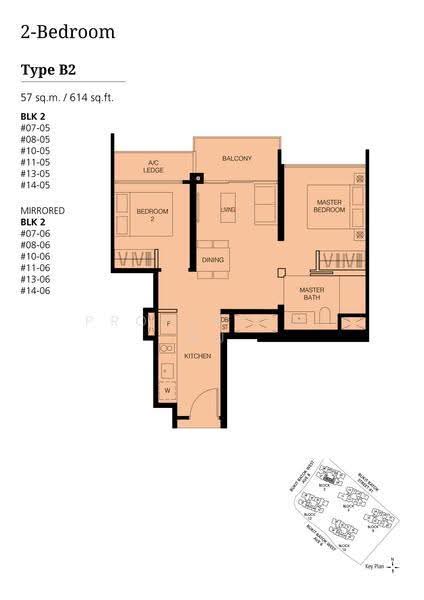 Le Quest, 10 Bukit Batok Street 41, Dairy Farm / Bukit Panjang / Choa Chu Kang, 2 Bedrooms, 614 sqft, Condominium For Rent, by Anne Ng, 500284542 - 2D - PropertyGuru.com.sg