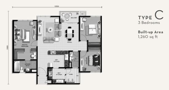 The Vyne - Floor Plan - iProperty.com.my