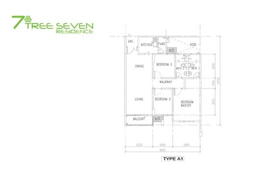 7 Tree Seven Residence - Floor Plan - iProperty.com.my