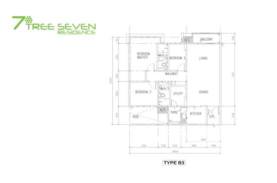 7 Tree Seven Residence - Floor Plan - iProperty.com.my
