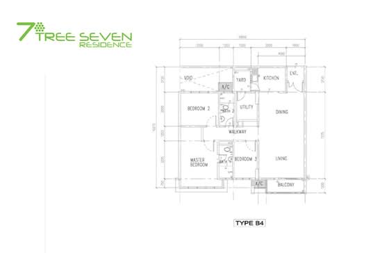 7 Tree Seven Residence - Floor Plan - iProperty.com.my