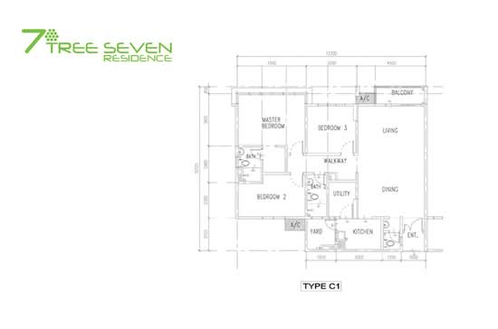 7 Tree Seven Residence - Floor Plan - iProperty.com.my