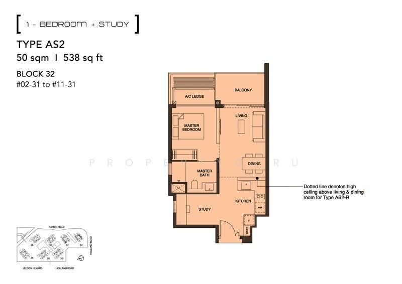 Leedon Green, 32 Leedon Heights, Tanglin / Holland / Bukit Timah, 1 Bedroom, 538 sqft, Condominium For Rent, by Esther Zou, 500298740 - 2D - PropertyGuru.com.sg