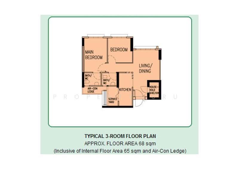 573A Woodlands Glen, 573A Woodlands Drive 16, Admiralty / Woodlands, 2 Bedrooms, 731 sqft, HDB Flat For Sale, by Jose Loh Zhenhao, 500274636 - 2D - PropertyGuru.com.sg
