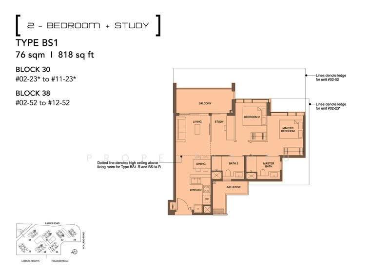 Leedon Green, 38 Leedon Heights, Tanglin / Holland / Bukit Timah, 2 Bedrooms, 818 sqft, Condominium For Sale, by Sharon Ong, 500278365 - 2D - PropertyGuru.com.sg