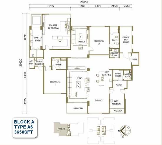 One Menerung - Floor Plan - iProperty.com.my