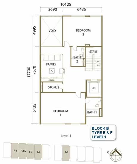 One Menerung - Floor Plan - iProperty.com.my