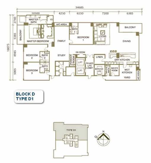 One Menerung - Floor Plan - iProperty.com.my