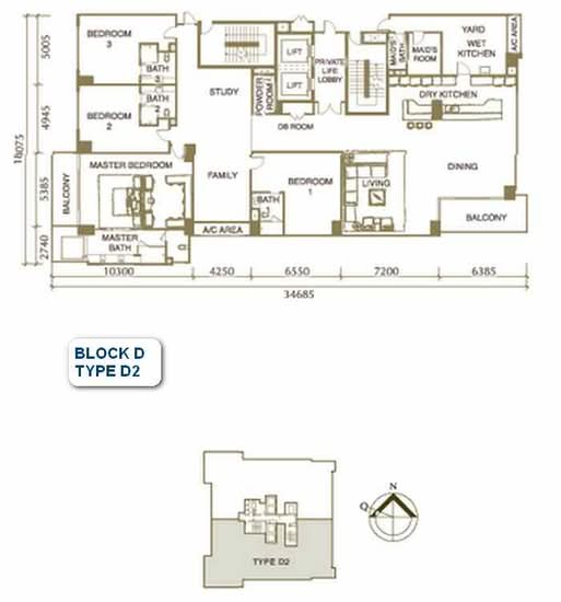 One Menerung - Floor Plan - iProperty.com.my