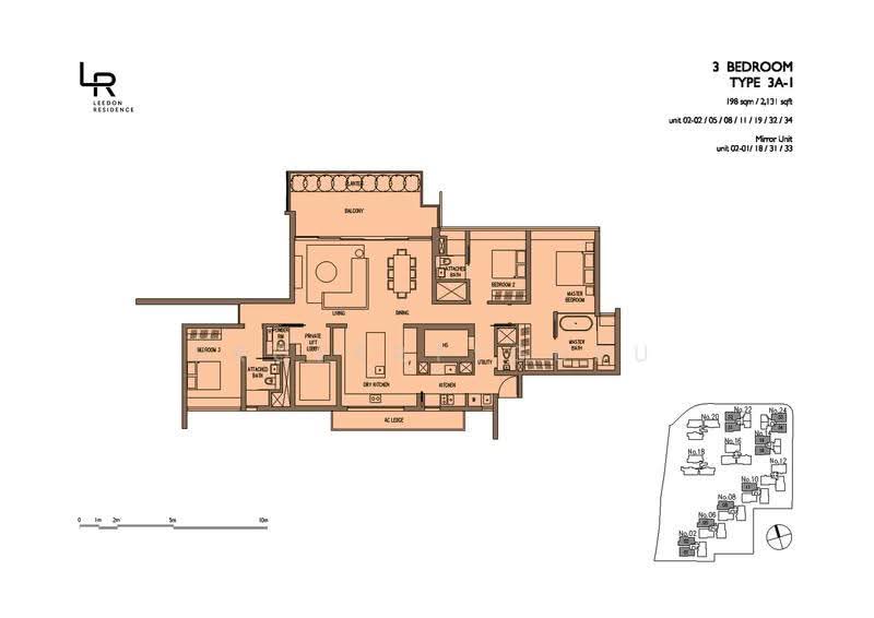 Leedon Residence, 12 Leedon Heights, Tanglin / Holland / Bukit Timah, 3 Bedrooms, 2,132 sqft, Condominium For Rent, by Laurent Zhao 赵志显, 23065525 - 2D - PropertyGuru.com.sg