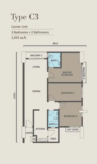 Palm Garden Apartment - Floor Plan - iProperty.com.my