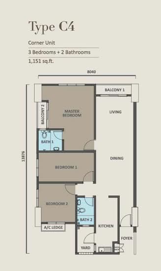 Palm Garden Apartment - Floor Plan - iProperty.com.my