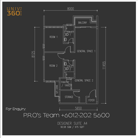 Univ 360 Place - Floor Plan - iProperty.com.my