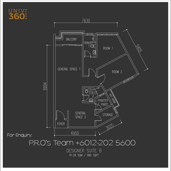 Univ 360 Place - Floor Plan - iProperty.com.my