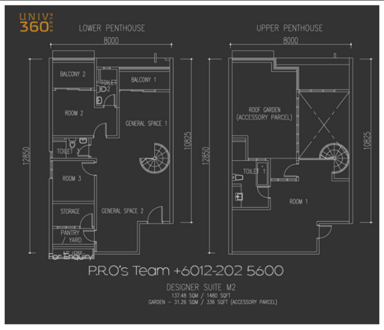 Univ 360 Place - Floor Plan - iProperty.com.my