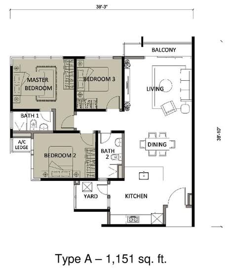KU Suites - Floor Plan - iProperty.com.my