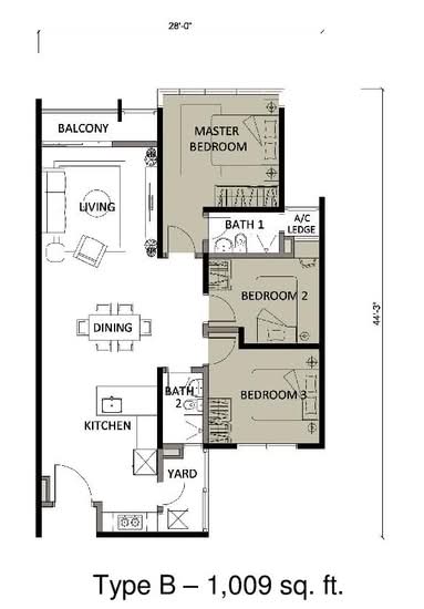 KU Suites - Floor Plan - iProperty.com.my