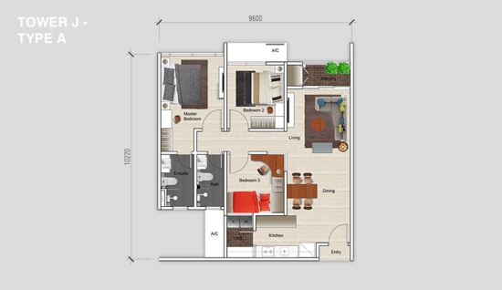 Mutiara Ville - Floor Plan - iProperty.com.my