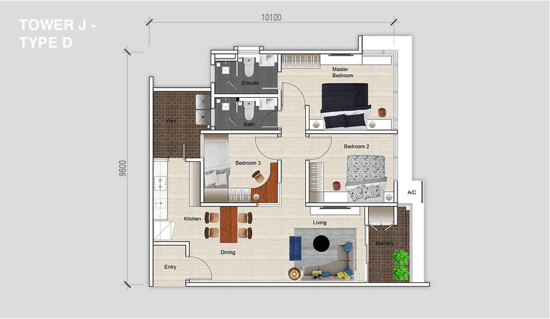 Mutiara Ville - Floor Plan - iProperty.com.my