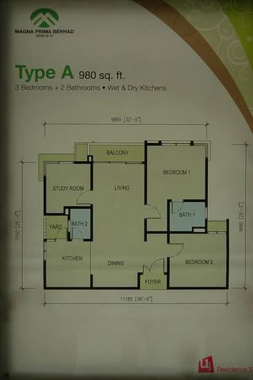 Prima U1 - Floor Plan - iProperty.com.my