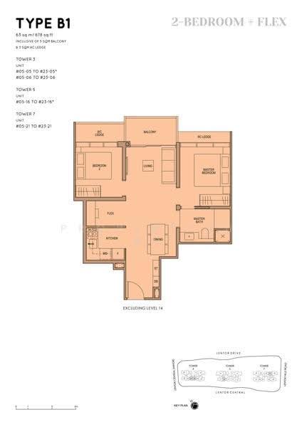 Lentor Modern, 3 Lentor Central, Mandai / Upper Thomson, 2 Bedrooms, 678 sqft, Condominium For Rent, by Kieran Koh, 500286402 - 2D - PropertyGuru.com.sg
