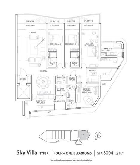 The Landmark - Floor Plan - iProperty.com.my