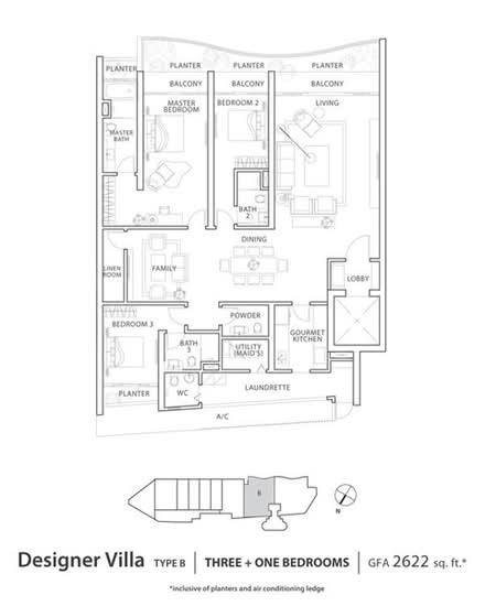 The Landmark - Floor Plan - iProperty.com.my