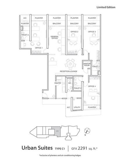 The Landmark - Floor Plan - iProperty.com.my