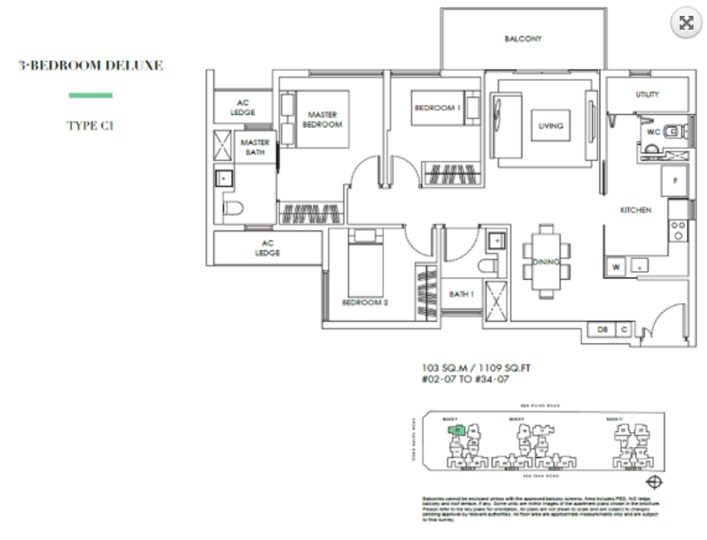 Highline Residences, 7 Kim Tian Road, 3 Bedrooms, 1,109 sqft, Condominium For Sale, by Melvin Tang, 500204519 - PropertyGuru.com.sg