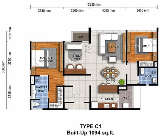 MKH Boulevard - Floor Plan - iProperty.com.my