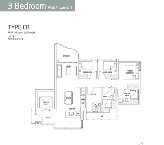 Queens Peak - Floor Plan