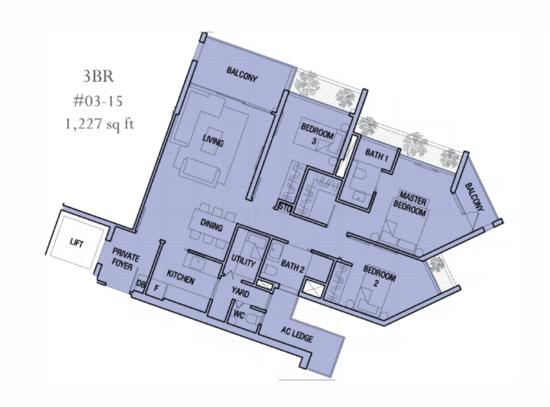 The Crest - Floor Plan