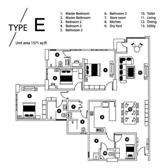 Royalle Condominium - Floor Plan - iProperty.com.my