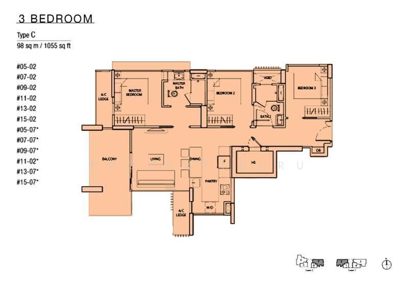 The Line@Tanjong Rhu, 6 Tanjong Rhu Road, East Coast / Marine Parade, 3 Bedrooms, 1,055 sqft, Condominium For Sale, by Eugene Lum, 500276921 - 2D - PropertyGuru.com.sg