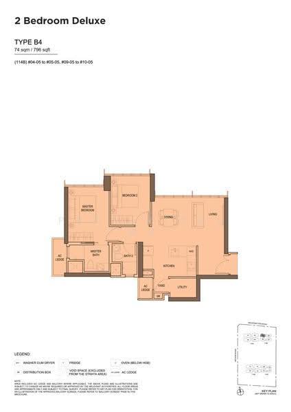 LIV @ MB, 114B Arthur Road, East Coast / Marine Parade, 2 Bedrooms, 797 sqft, Condominium For Sale, by Fanny Gunawan, 500200177 - 2D - PropertyGuru.com.sg