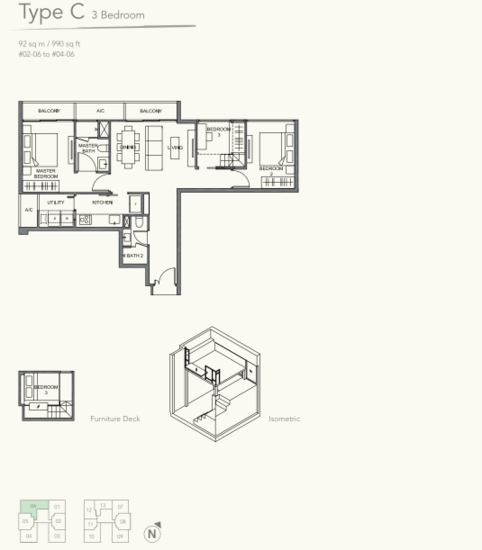 The Orient - Floor Plan