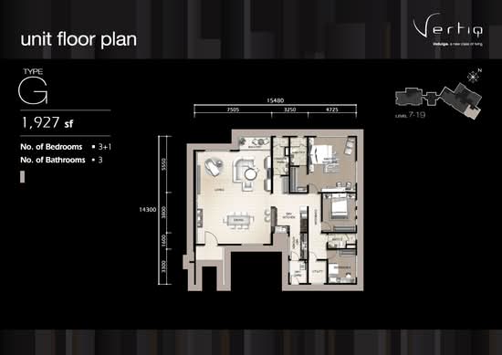 Vertiq - Floor Plan - iProperty.com.my