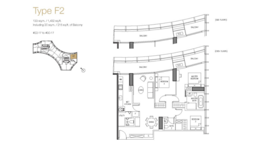 DUO Residences - Floor Plan