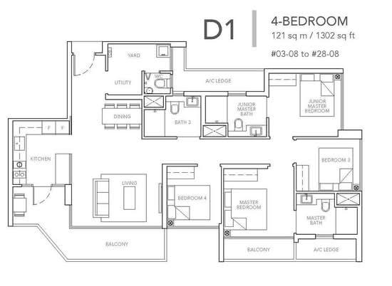 Sturdee Residences - Floor Plan