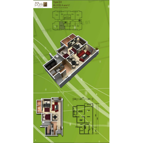 Park 51 Residency - Floor Plan - iProperty.com.my
