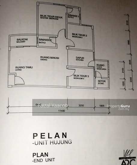 Pangsapuri Kasuarina - Floor Plan - iProperty.com.my