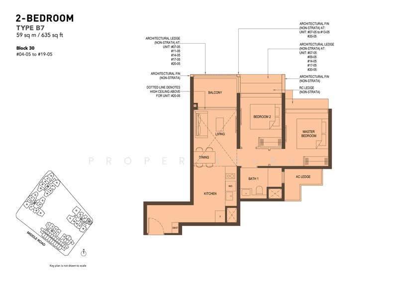 The M, 30 Middle Road, Beach Road / Bugis / Rochor, 2 Bedrooms, 635 sqft, Condominium For Sale, by Joshua Sim, 500281730 - 2D - PropertyGuru.com.sg