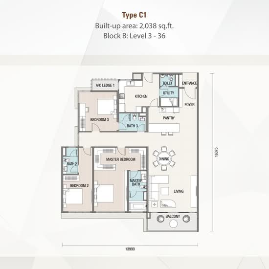 Residensi 22 - Floor Plan - iProperty.com.my
