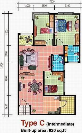 Pelangi Utama - Floor Plan - iProperty.com.my