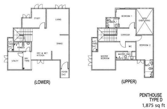 The Clovers - Floor Plan - iProperty.com.my