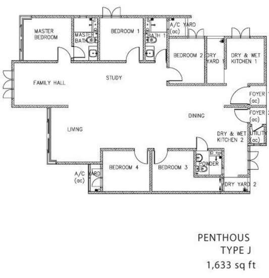 The Clovers - Floor Plan - iProperty.com.my
